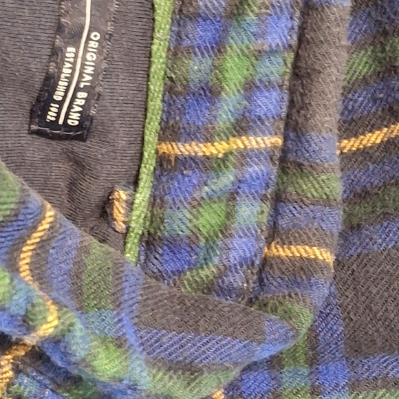 Next Blue and Green Plaid Kids Shirt - Picture 7 of 8